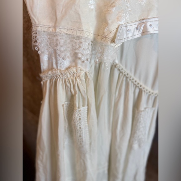 NEW ZARA ATELIER OYSTER WHITE STUDDED BEADED DRESS LIMITED EDITION XS - Picture 12 of 15